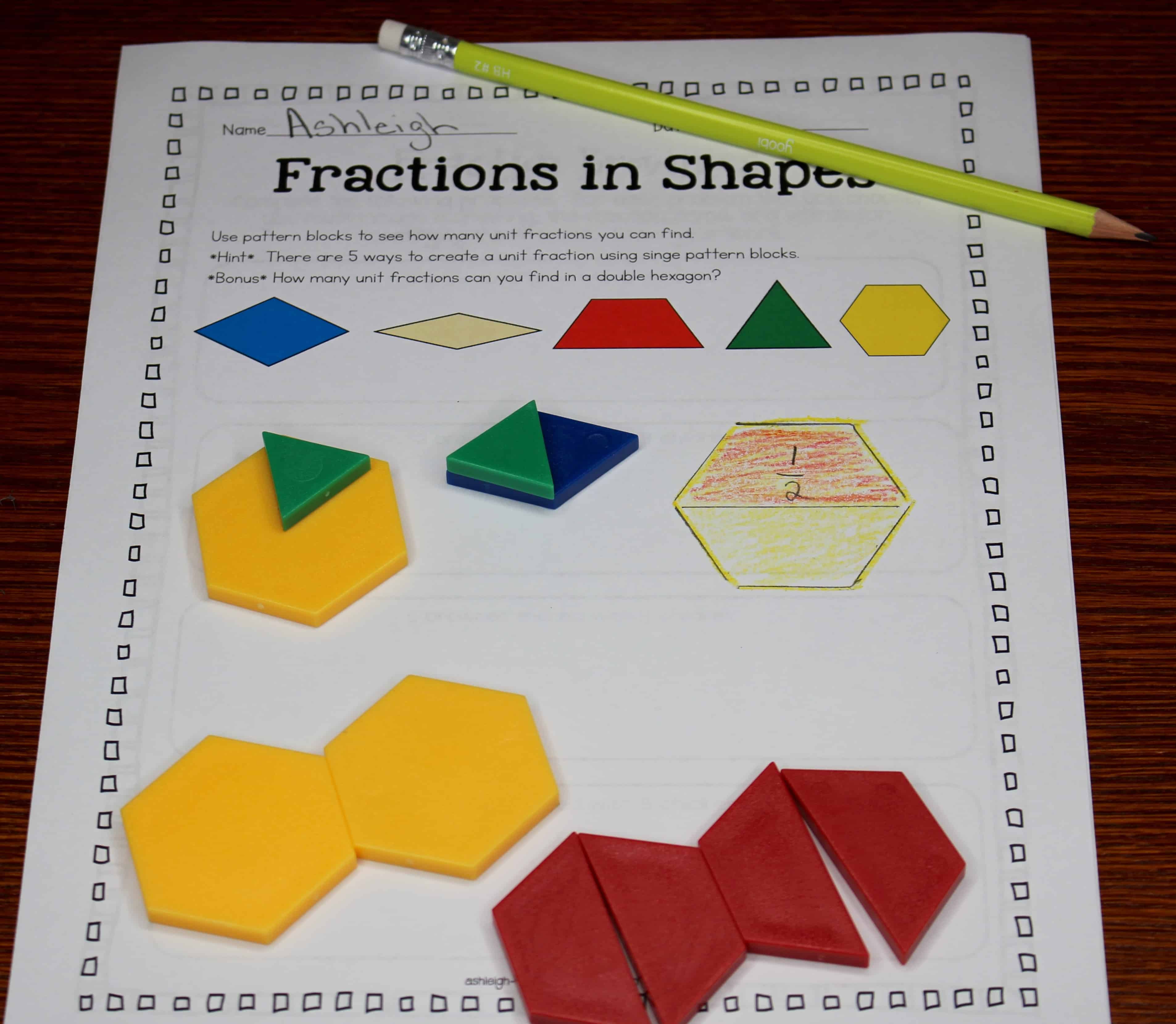 unit fractions - Ashleigh's Education Journey