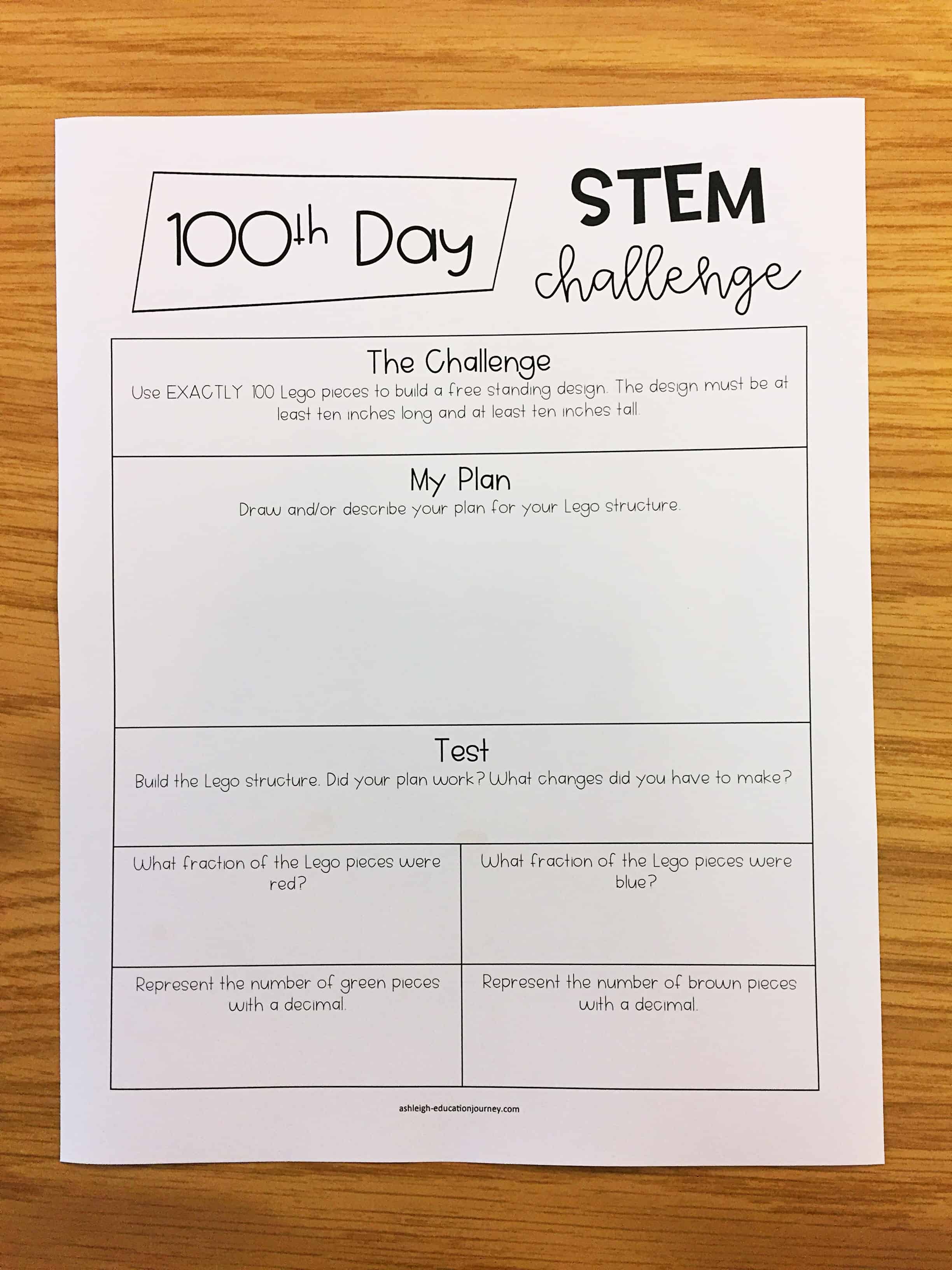 100th Day of School - Ashleigh's Education Journey