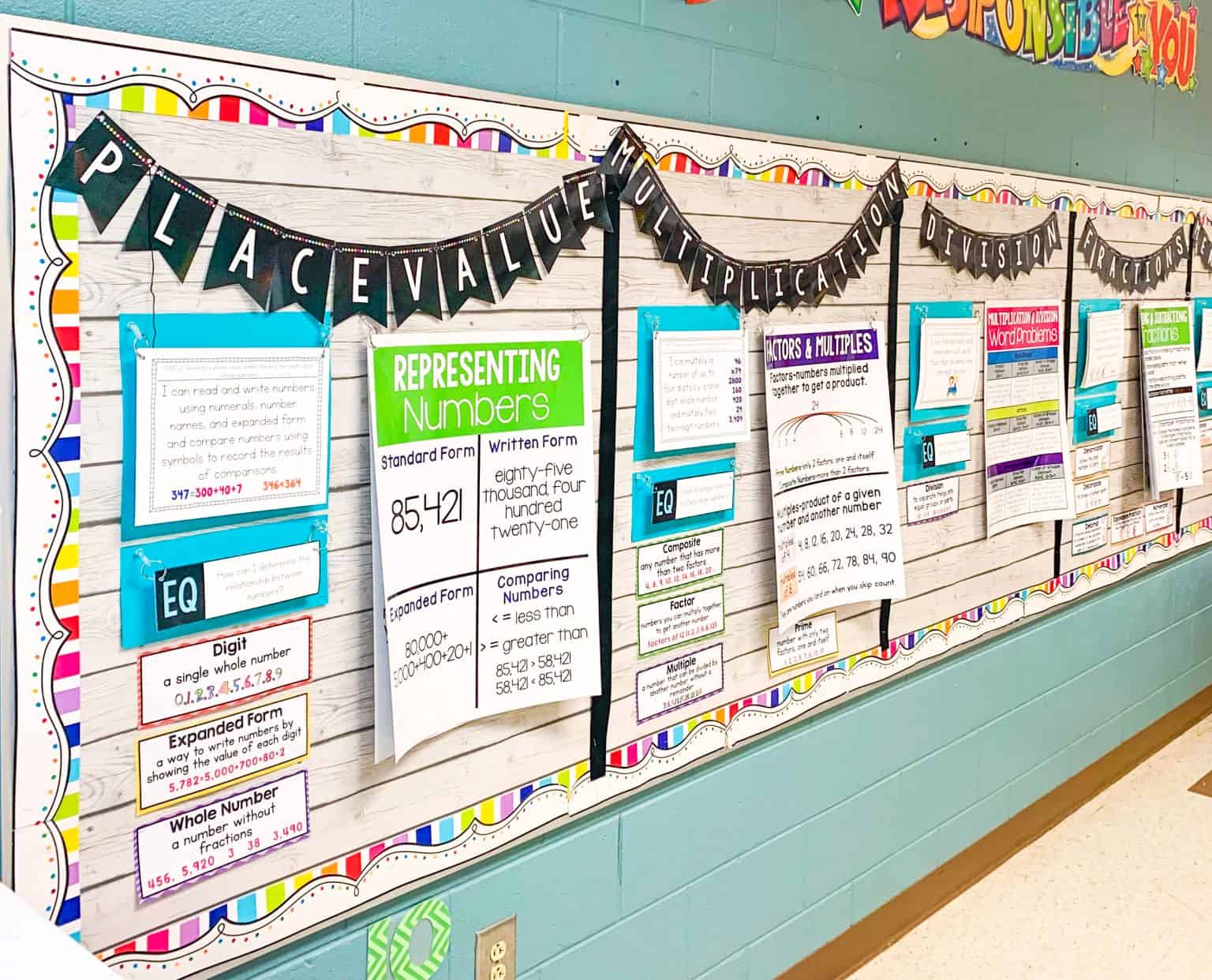 Focus Wall in the Classroom - Ashleigh's Education Journey