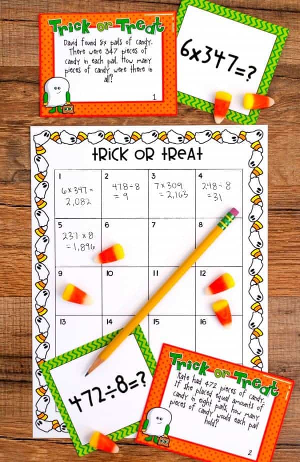 Halloween Math Centers - Ashleigh's Education Journey