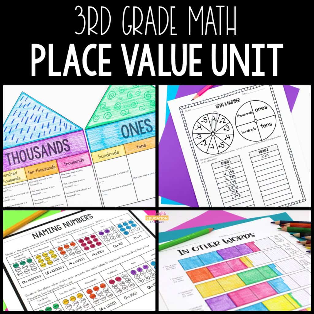 3rd Grade Place Value Unit | Print & Digital - Ashleigh's Education Journey