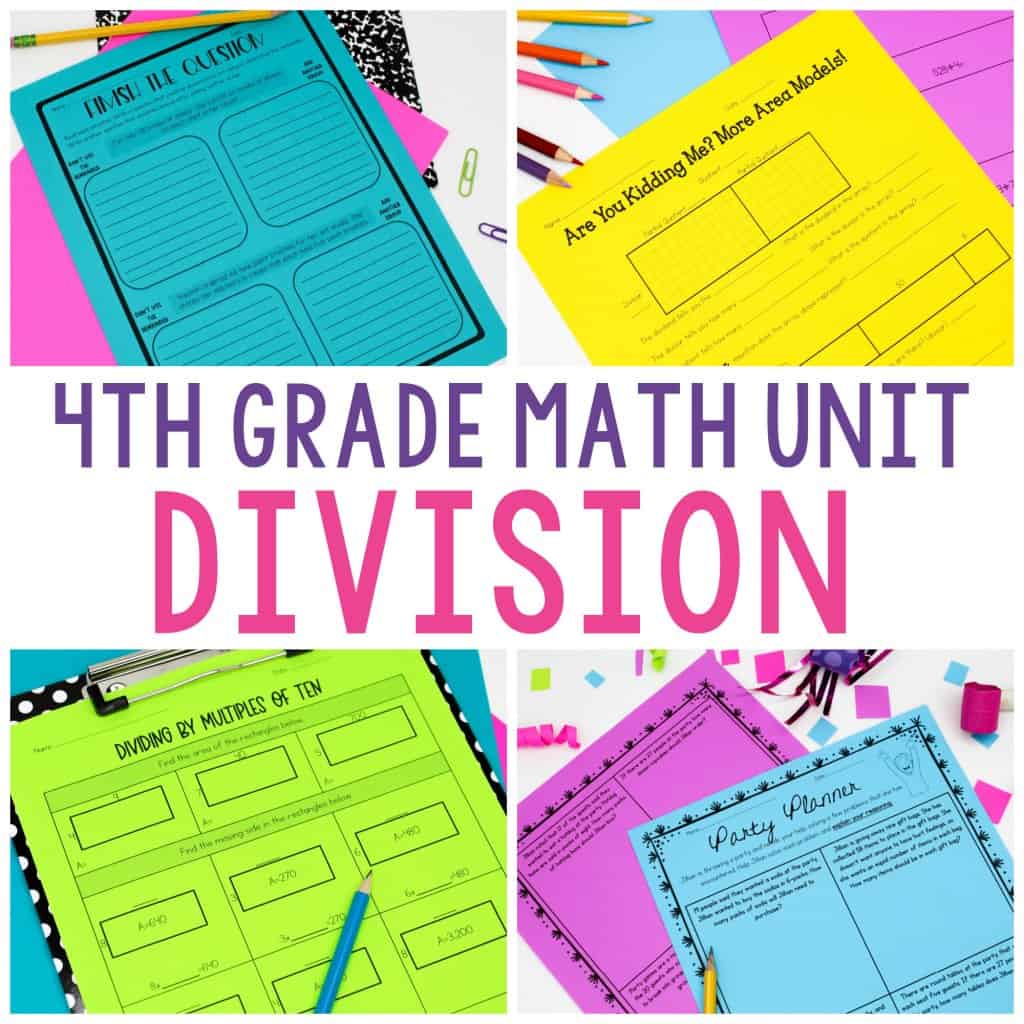 3rd Grade Multiplication & Division Unit | Print & Digital - Ashleigh's ...