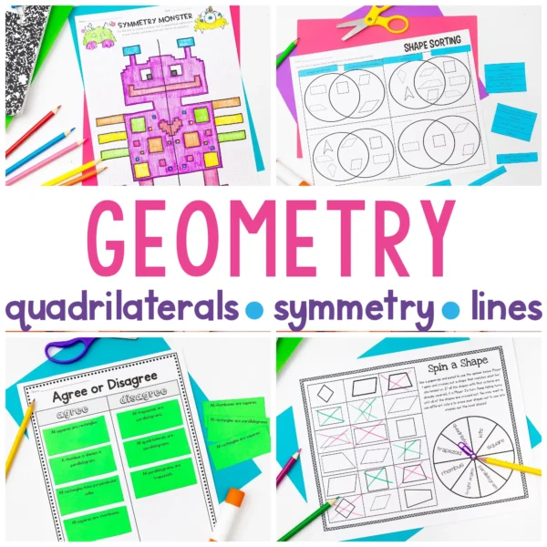 4th Grade Math Workshop Bundle Thumbnail 3 - Geometry