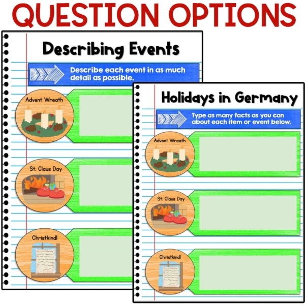 Holidays Around the World Interactive Notebook Thumbnail 4