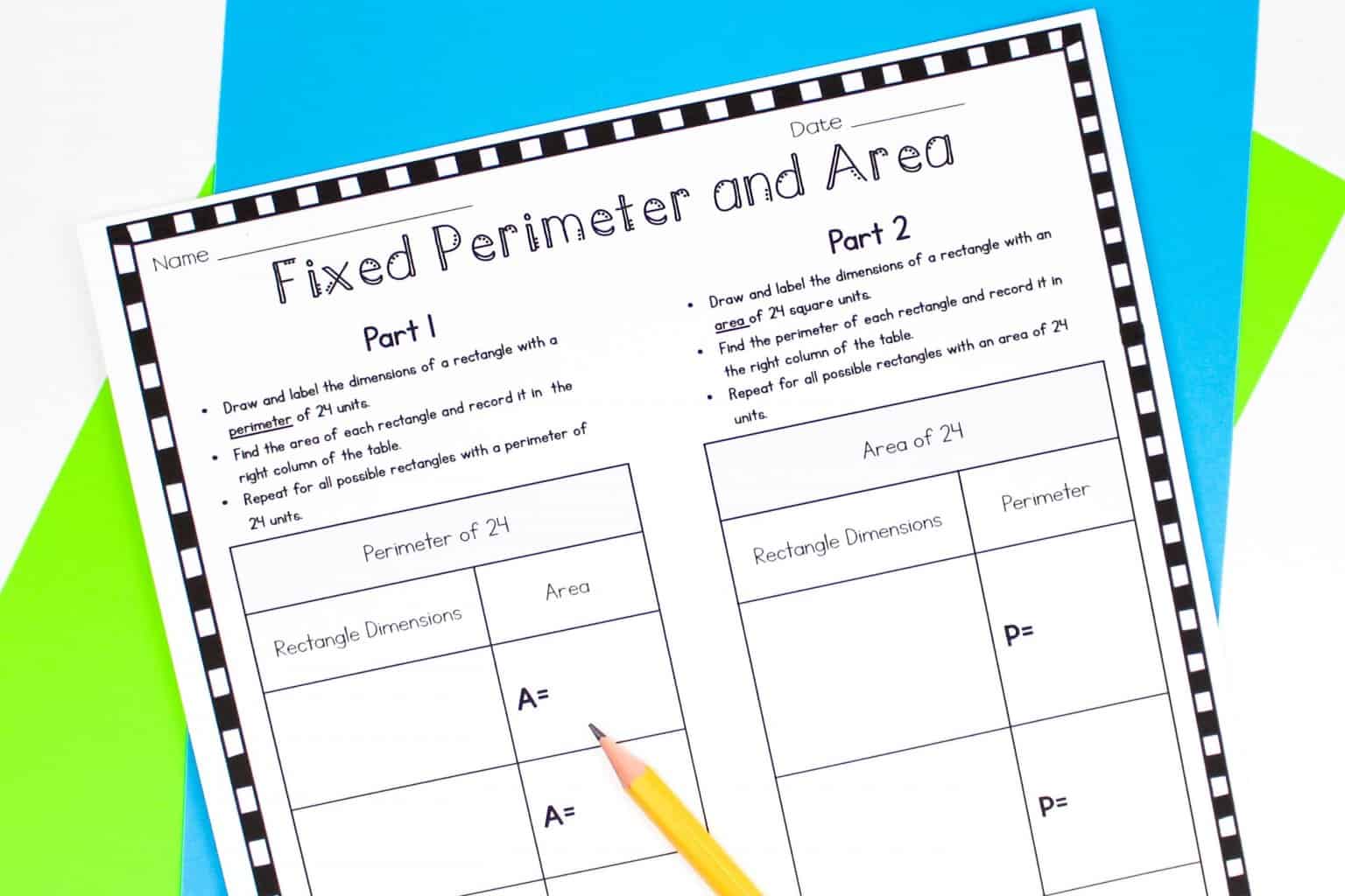 Teaching Area And Perimeter - Ashleigh's Education Journey