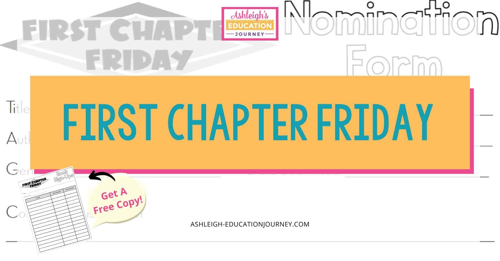 first chapter friday assignment